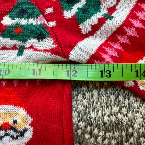 H&M Santa X-Mas Christmas Red Pattern Sweater - 18 Months - Picture 7 of 11